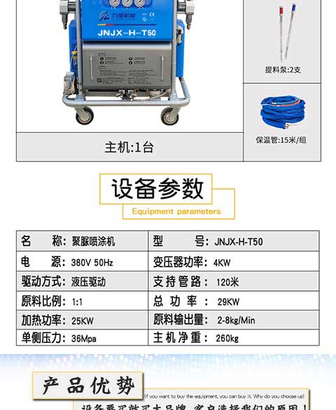 JNJX-H-T50聚脲噴涂機(jī)3